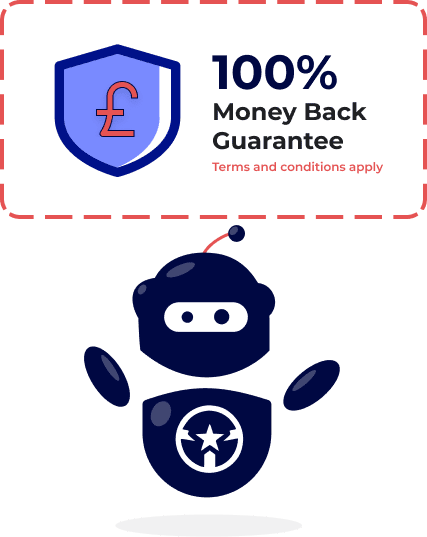100% money back guarantee