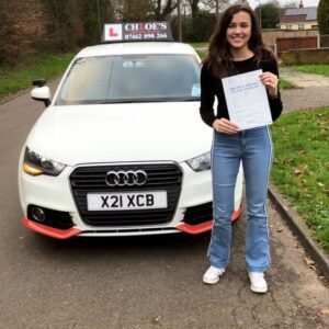Chloe Banks learner pass