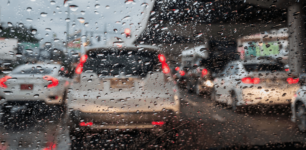 When are you most at risk of aquaplaning