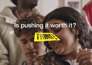 Is pushing it worth it Think! campaign