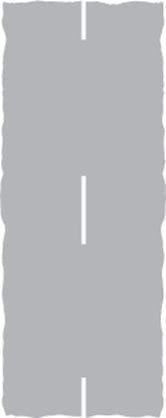 Broken white centre lines