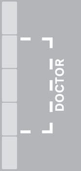 Named parking bay markings