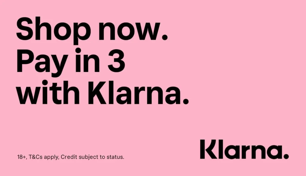 Pay in 3 with Klarna